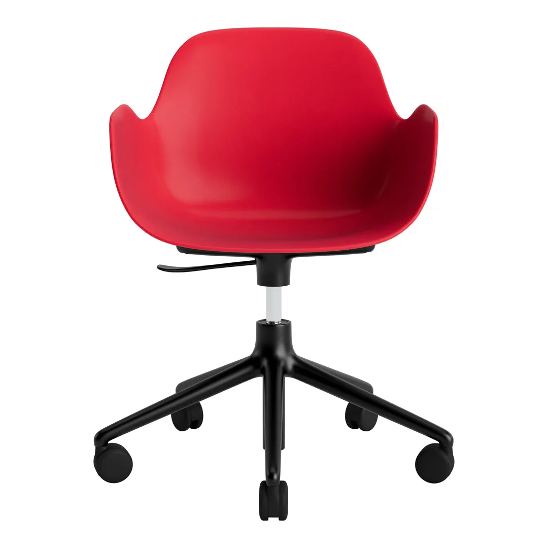 Form Armchair - 5W Swivel Base w/ Gaslift