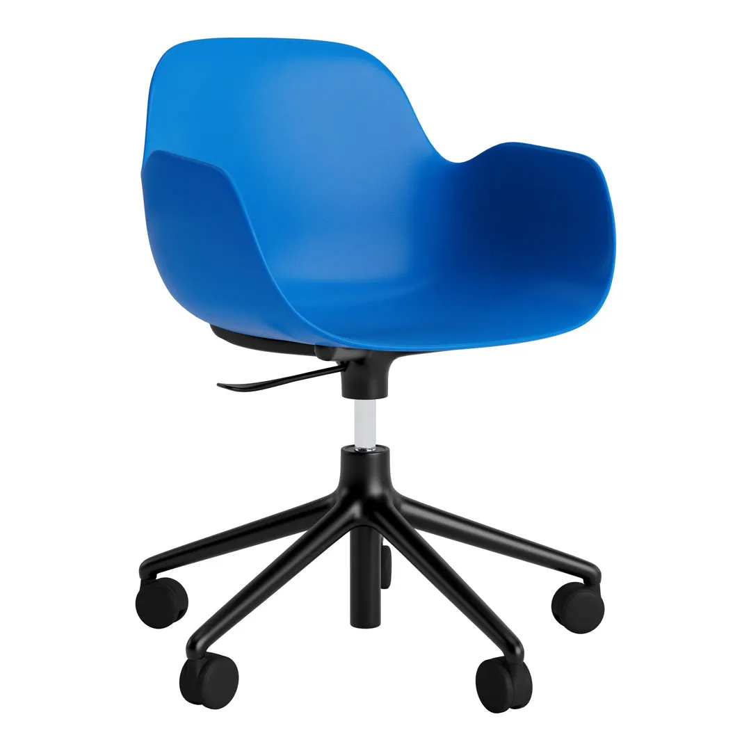 Form Armchair - 5W Swivel Base w/ Gaslift