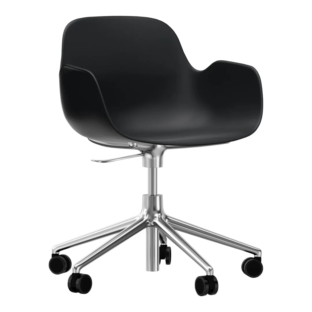 Form Armchair - 5W Swivel Base w/ Gaslift