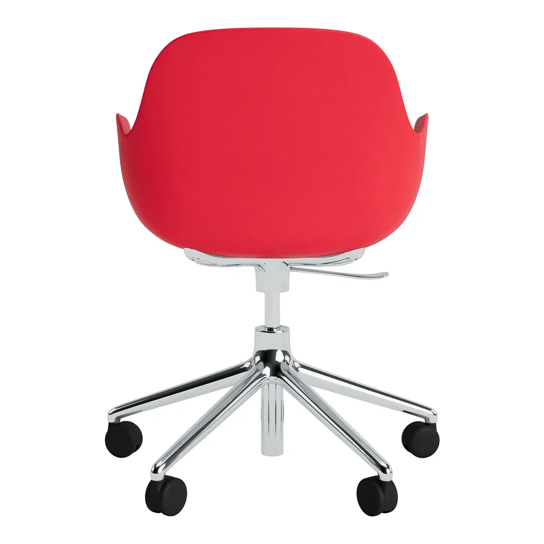 Form Armchair - 5W Swivel Base w/ Gaslift