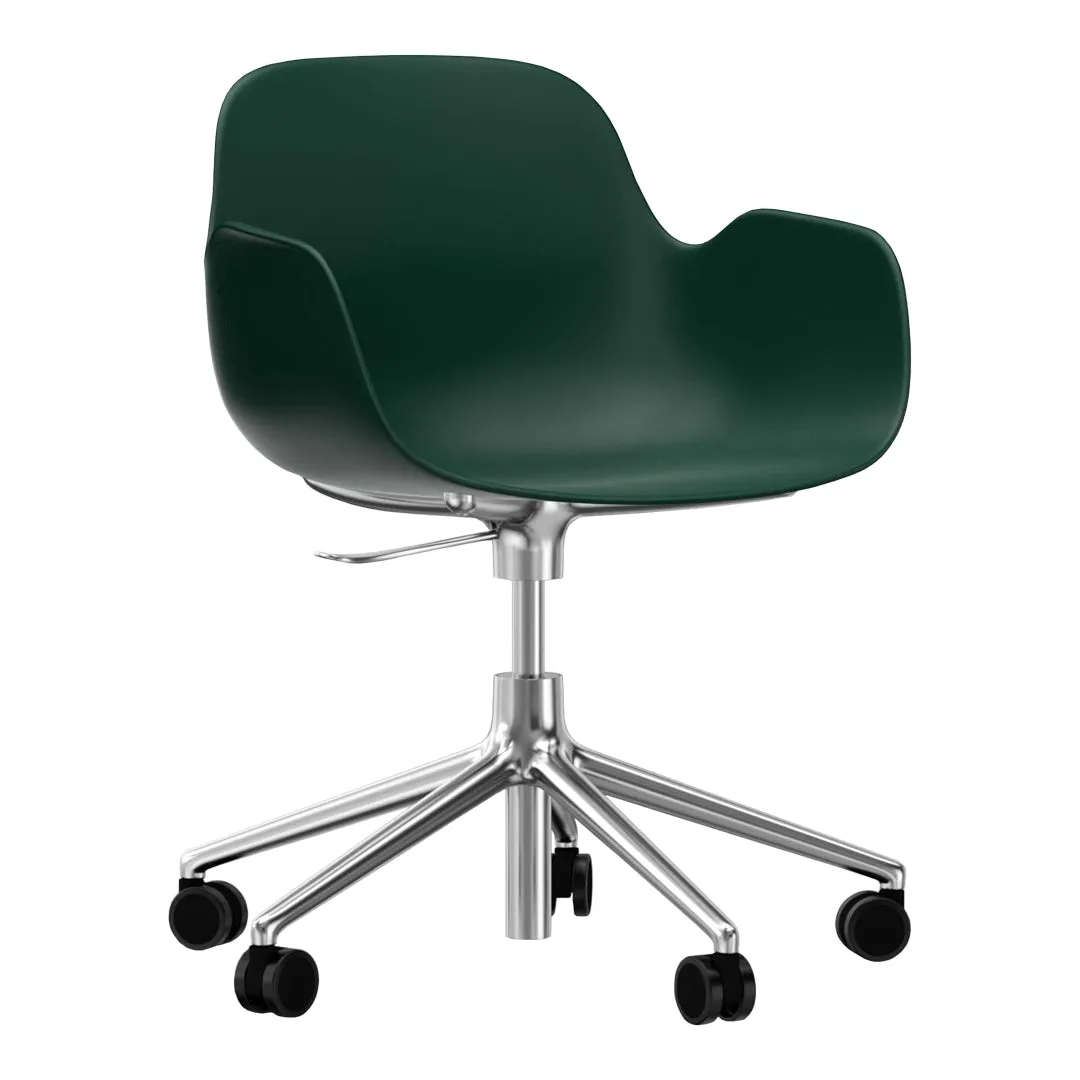 Form Armchair - 5W Swivel Base w/ Gaslift