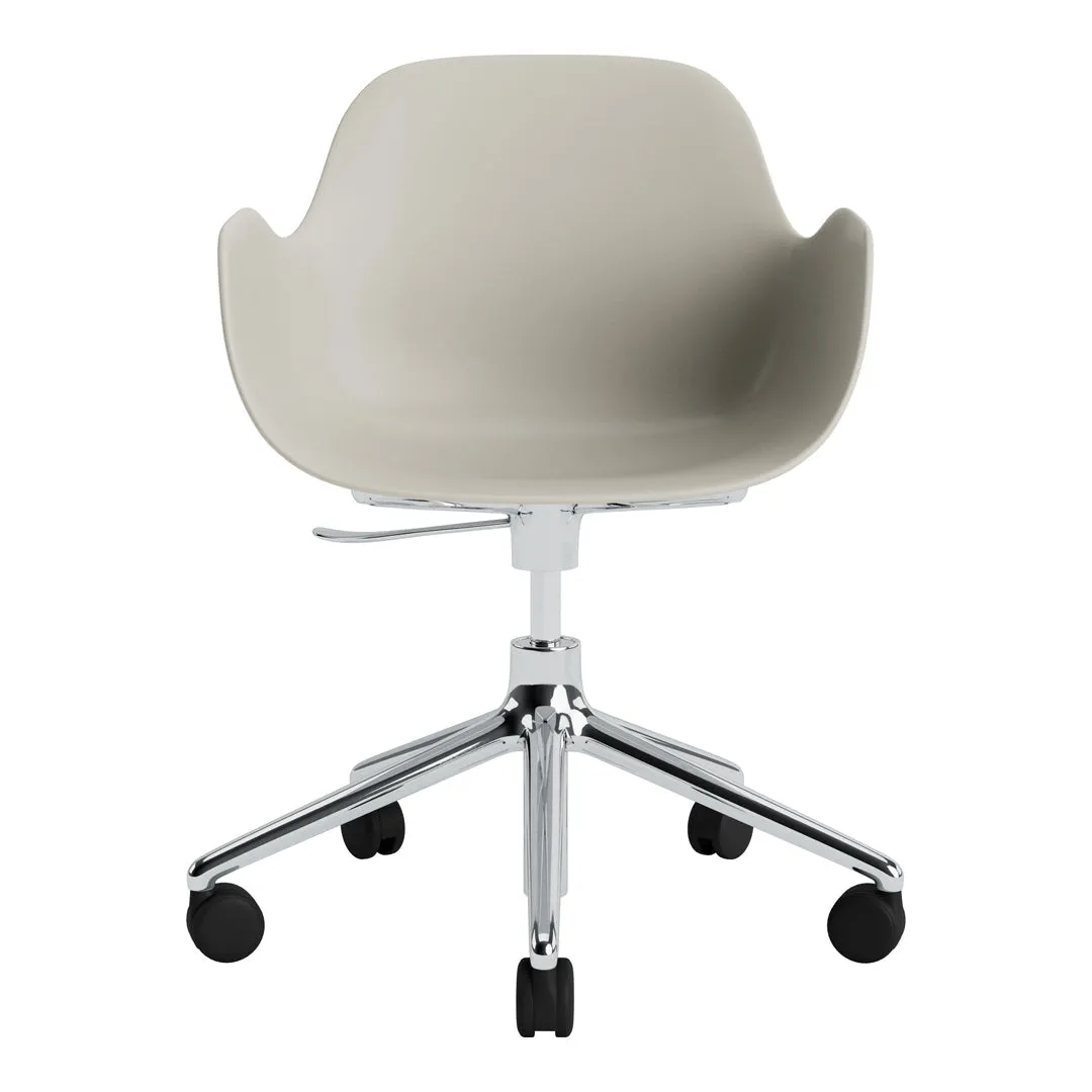 Form Armchair - 5W Swivel Base w/ Gaslift