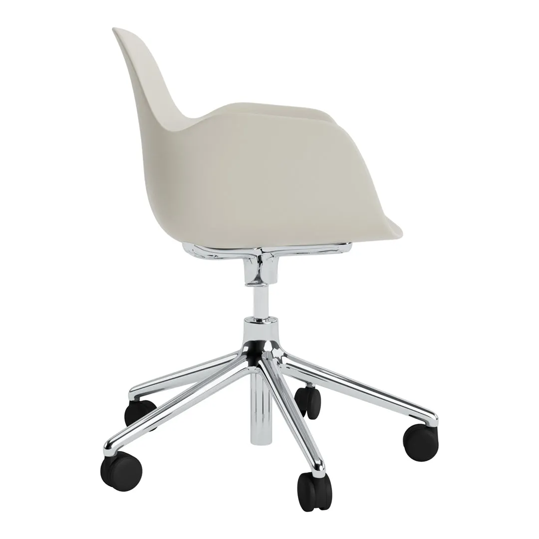 Form Armchair - 5W Swivel Base w/ Gaslift