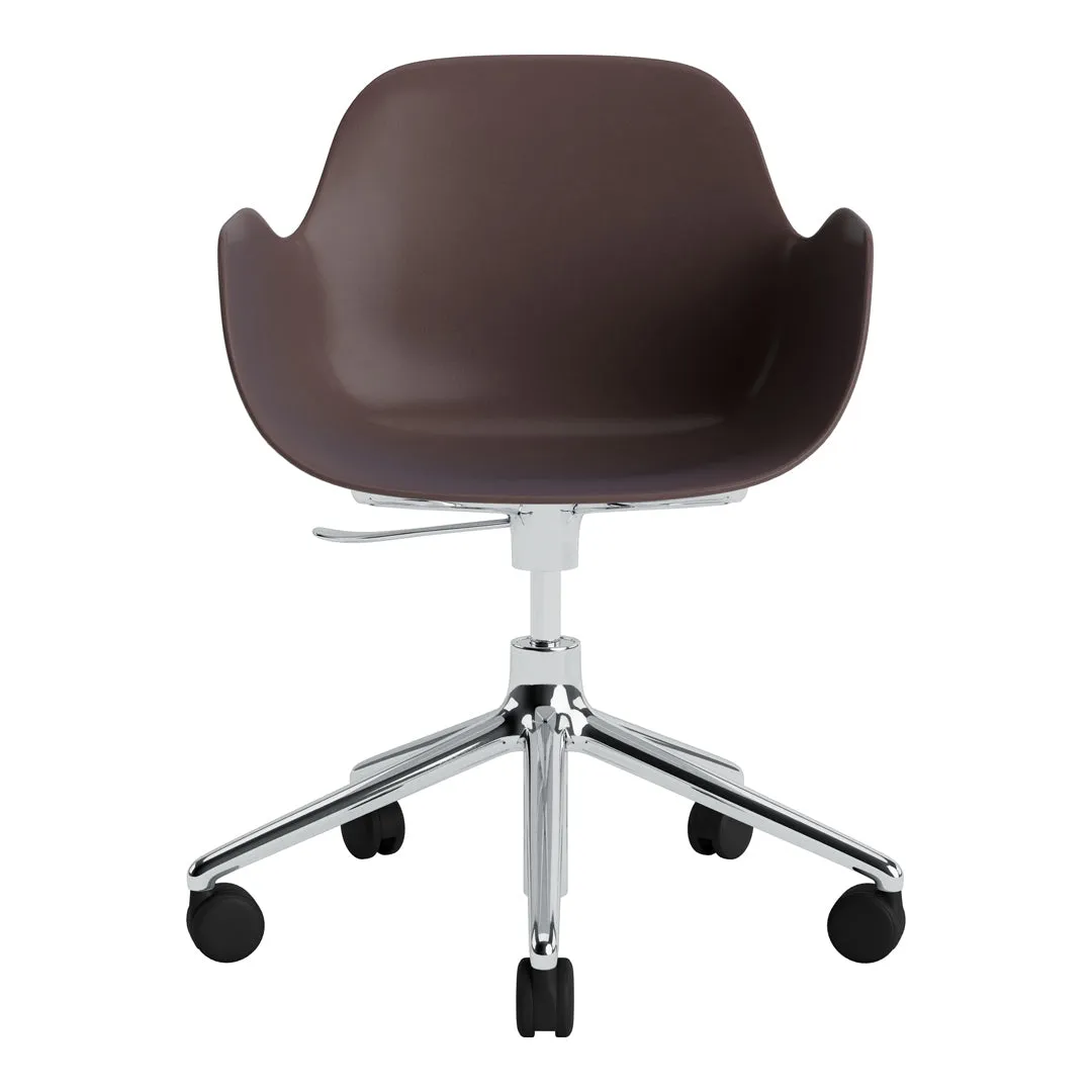 Form Armchair - 5W Swivel Base w/ Gaslift