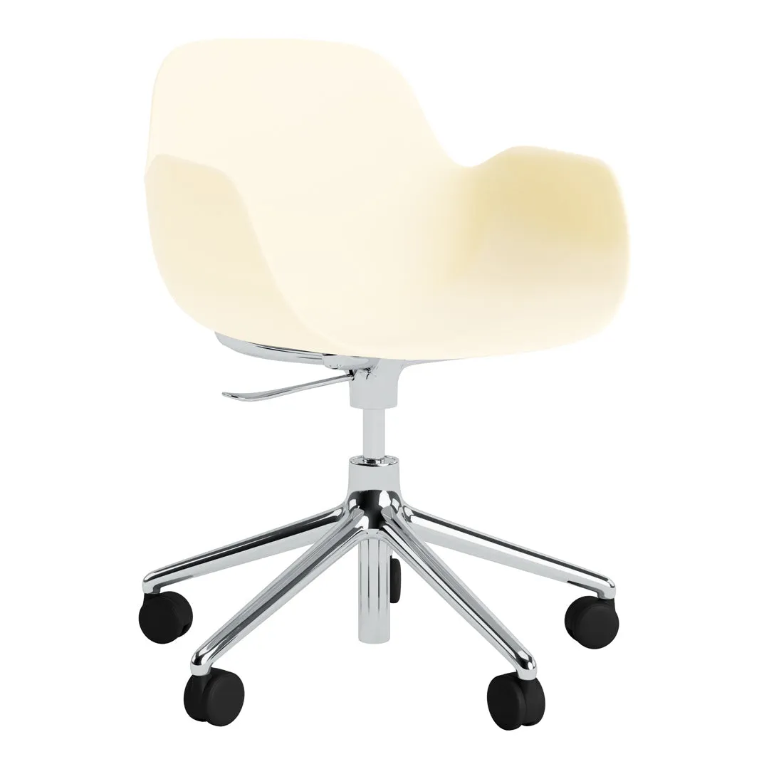Form Armchair - 5W Swivel Base w/ Gaslift