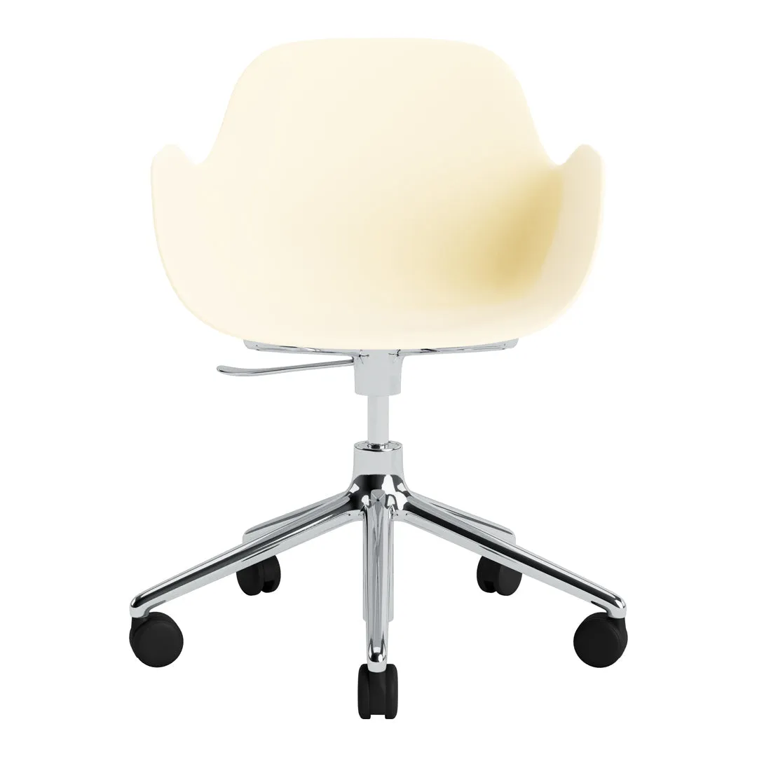 Form Armchair - 5W Swivel Base w/ Gaslift