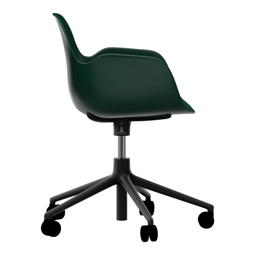 Form Armchair - 5W Swivel Base w/ Gaslift