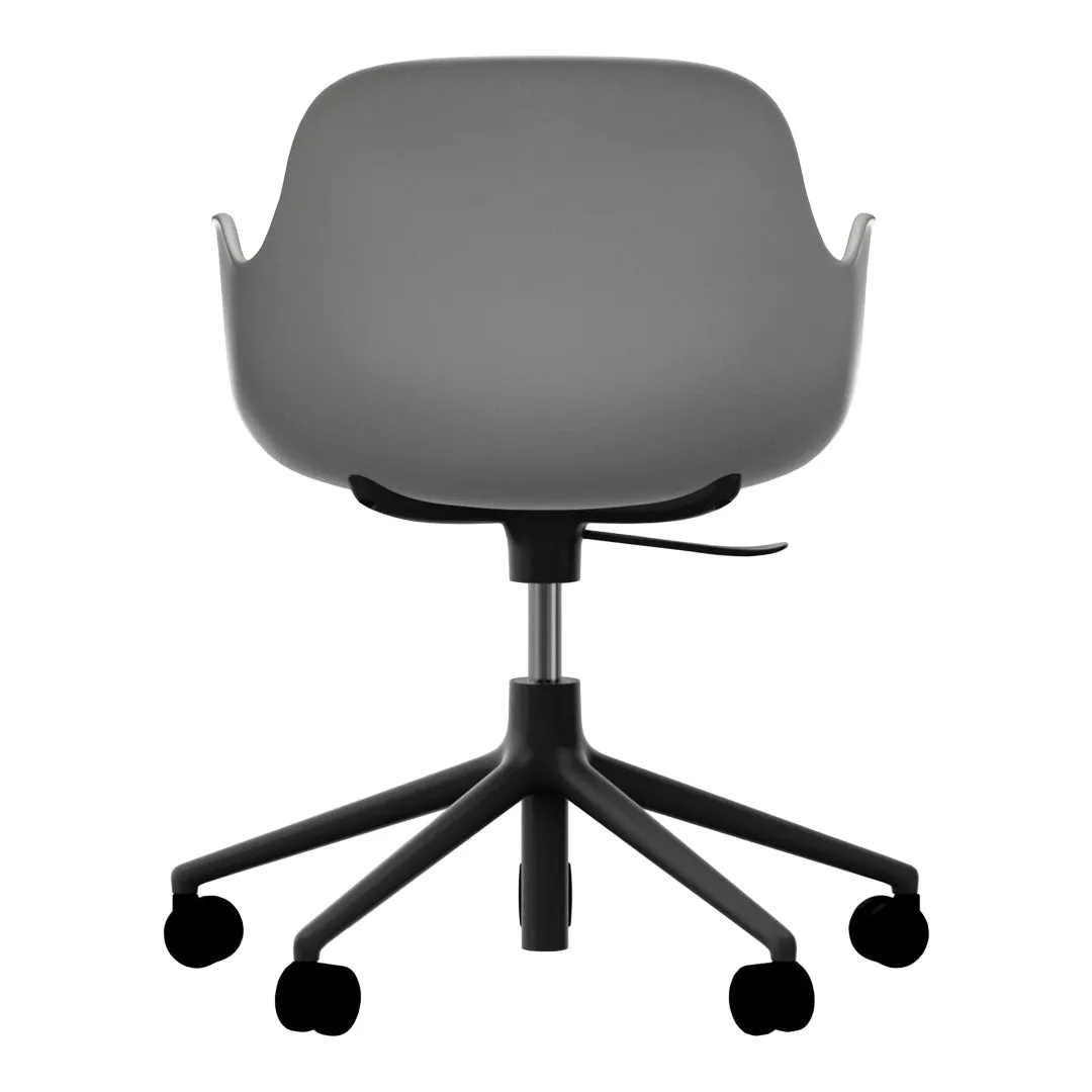 Form Armchair - 5W Swivel Base w/ Gaslift