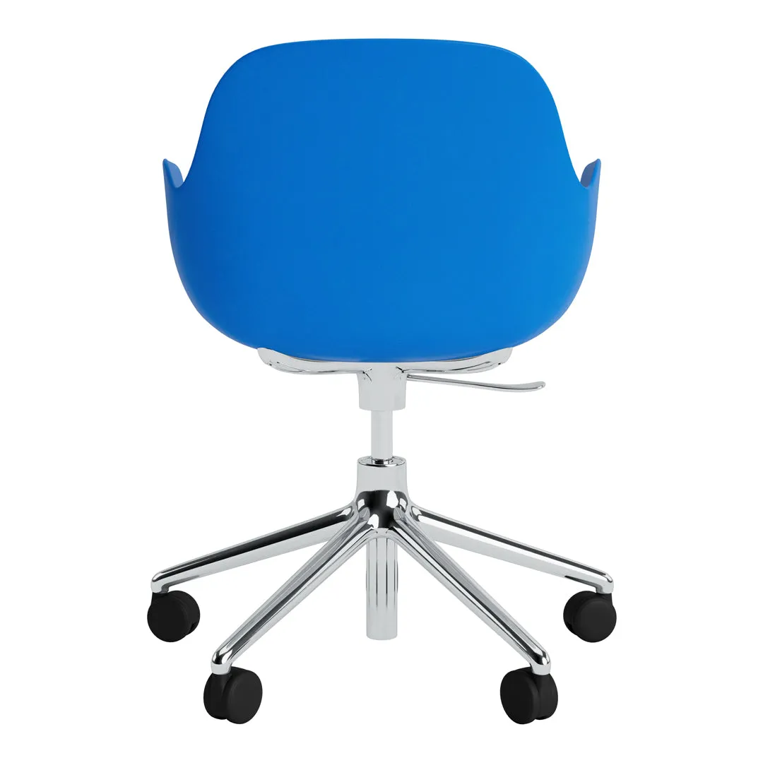Form Armchair - 5W Swivel Base w/ Gaslift