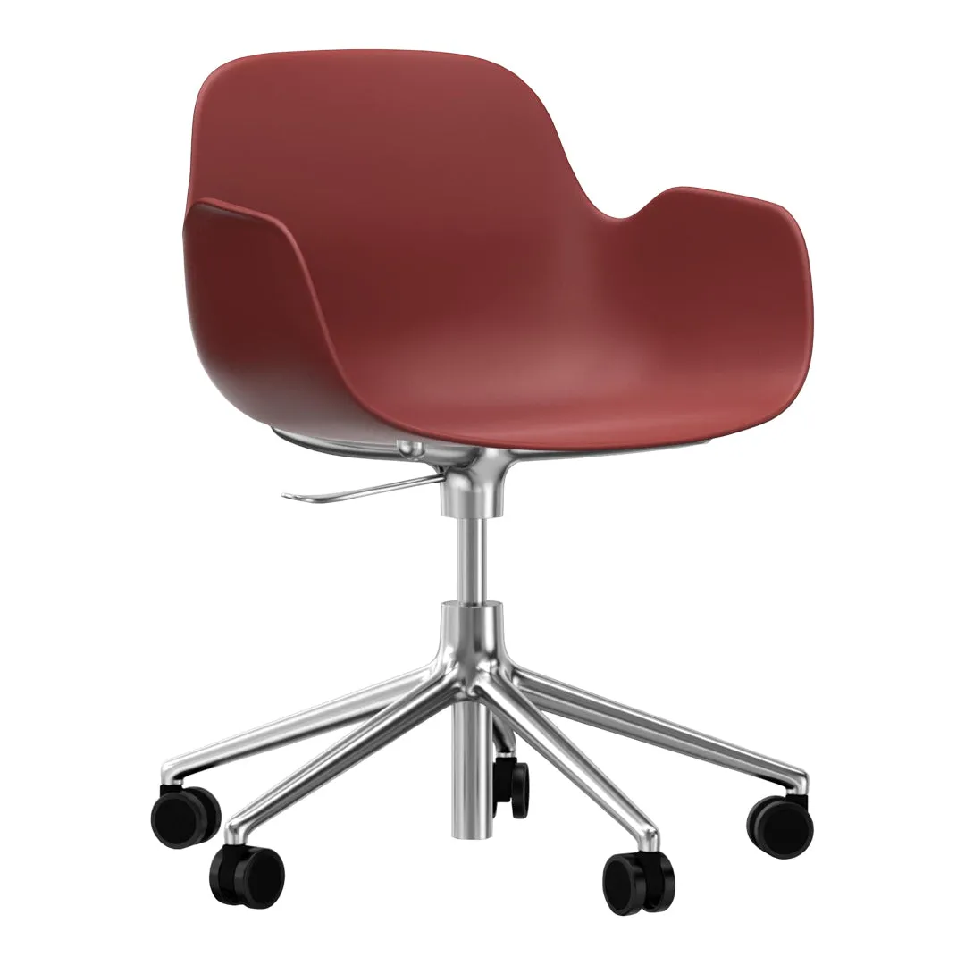 Form Armchair - 5W Swivel Base w/ Gaslift