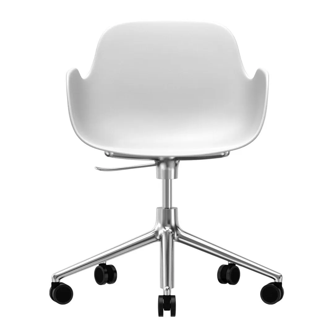 Form Armchair - 5W Swivel Base w/ Gaslift