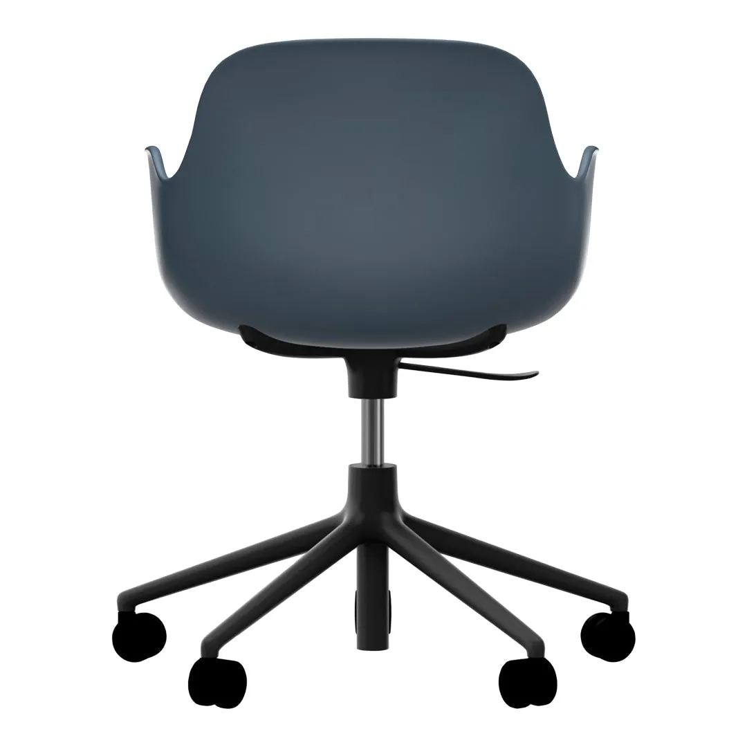 Form Armchair - 5W Swivel Base w/ Gaslift