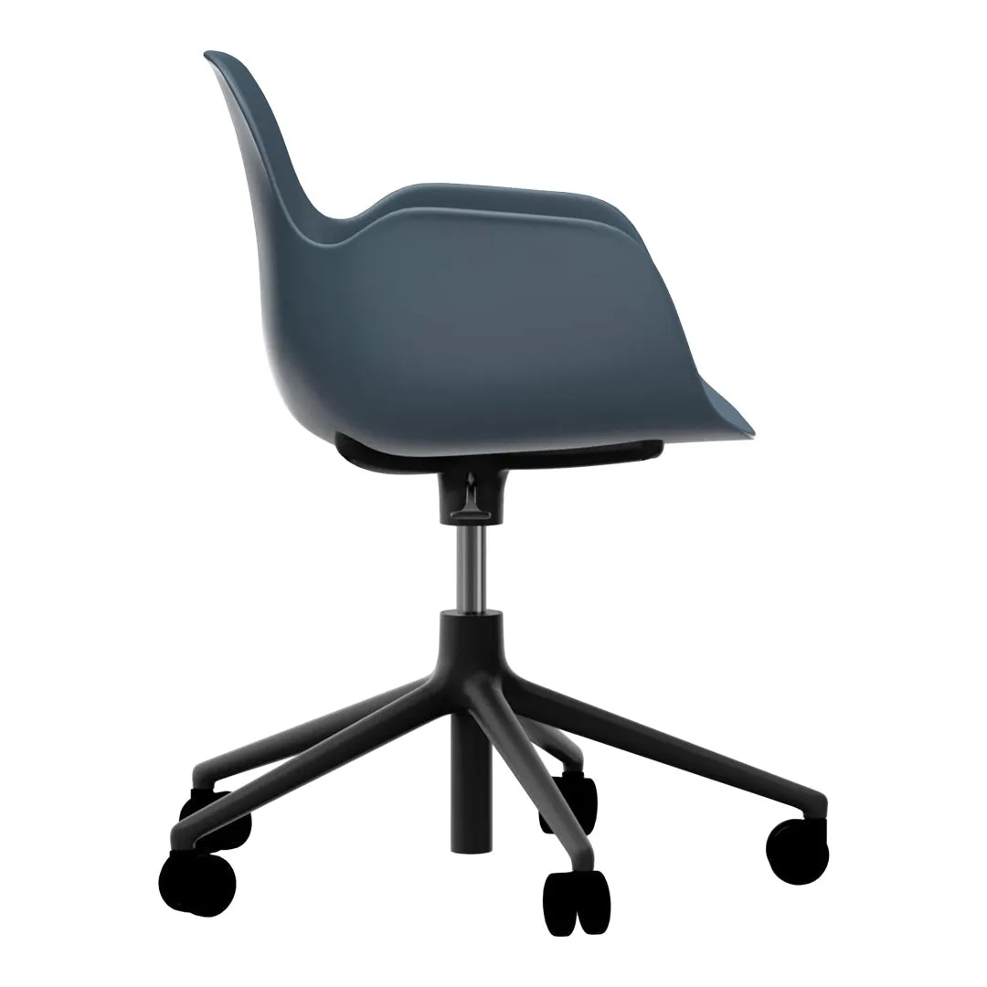 Form Armchair - 5W Swivel Base w/ Gaslift