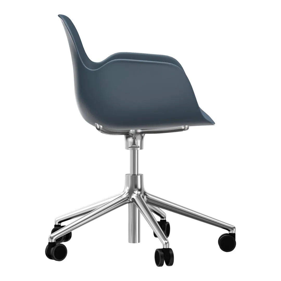 Form Armchair - 5W Swivel Base w/ Gaslift