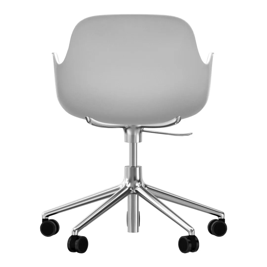 Form Armchair - 5W Swivel Base w/ Gaslift