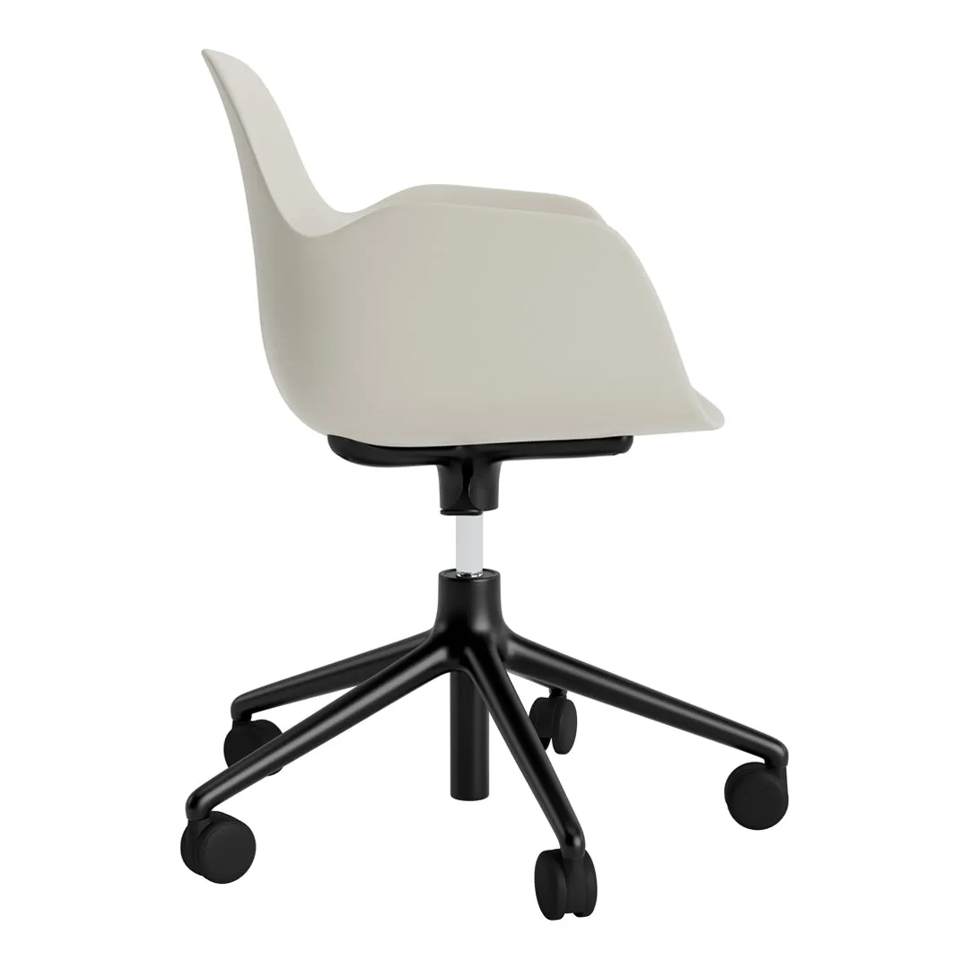 Form Armchair - 5W Swivel Base w/ Gaslift