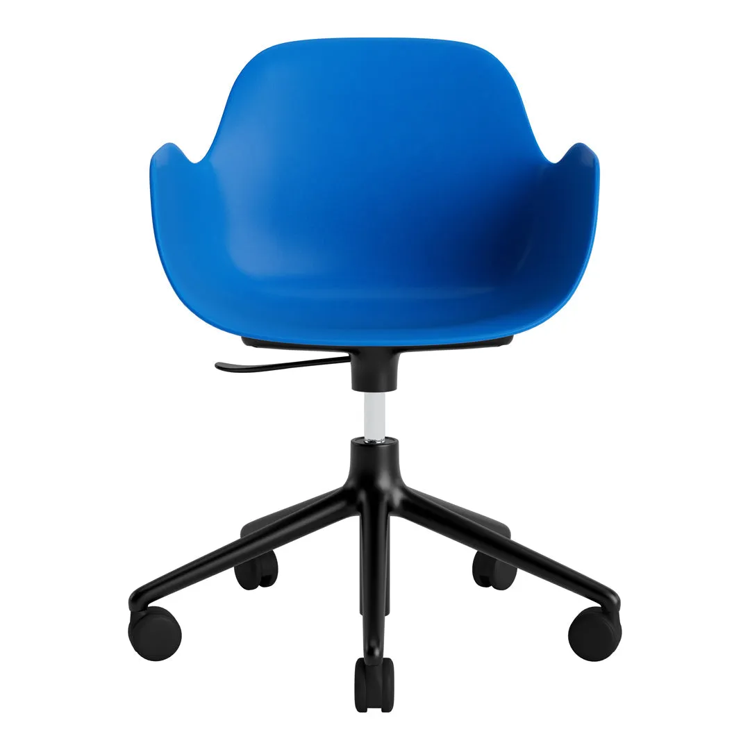 Form Armchair - 5W Swivel Base w/ Gaslift