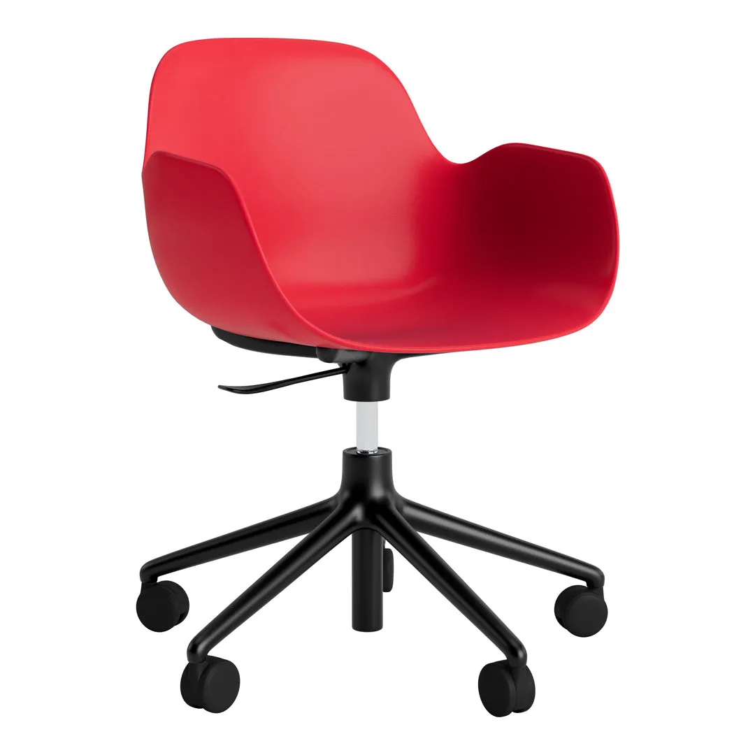 Form Armchair - 5W Swivel Base w/ Gaslift
