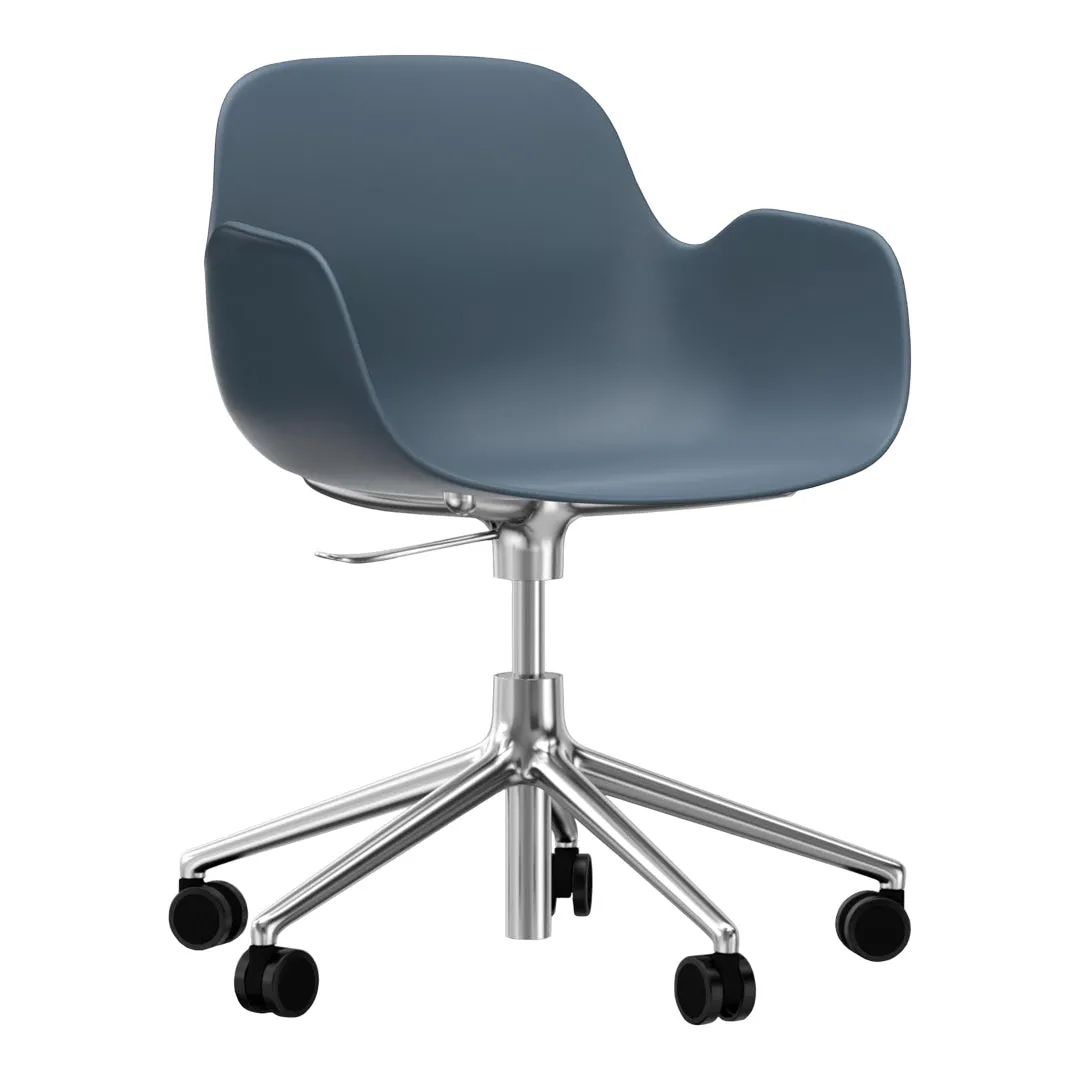 Form Armchair - 5W Swivel Base w/ Gaslift