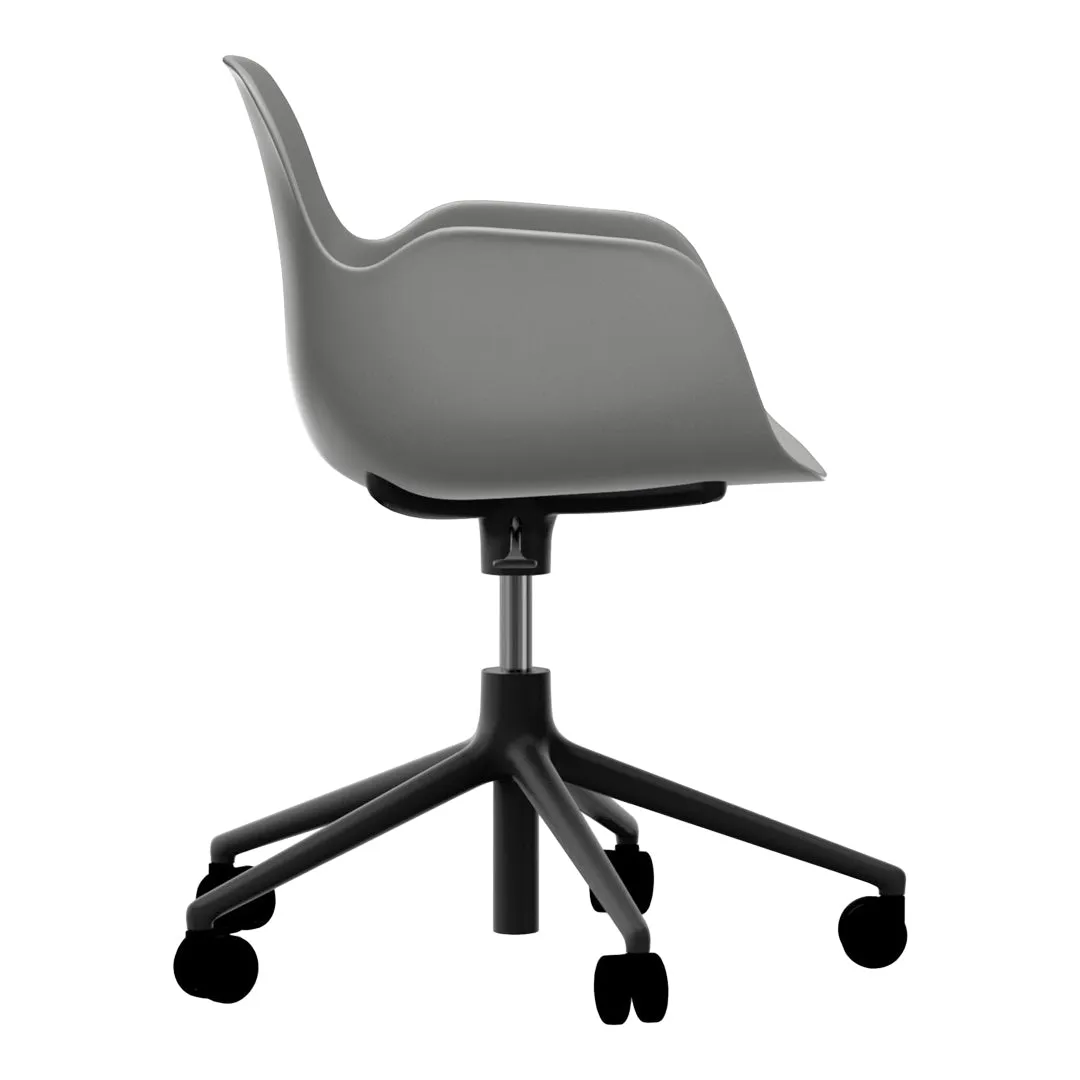 Form Armchair - 5W Swivel Base w/ Gaslift