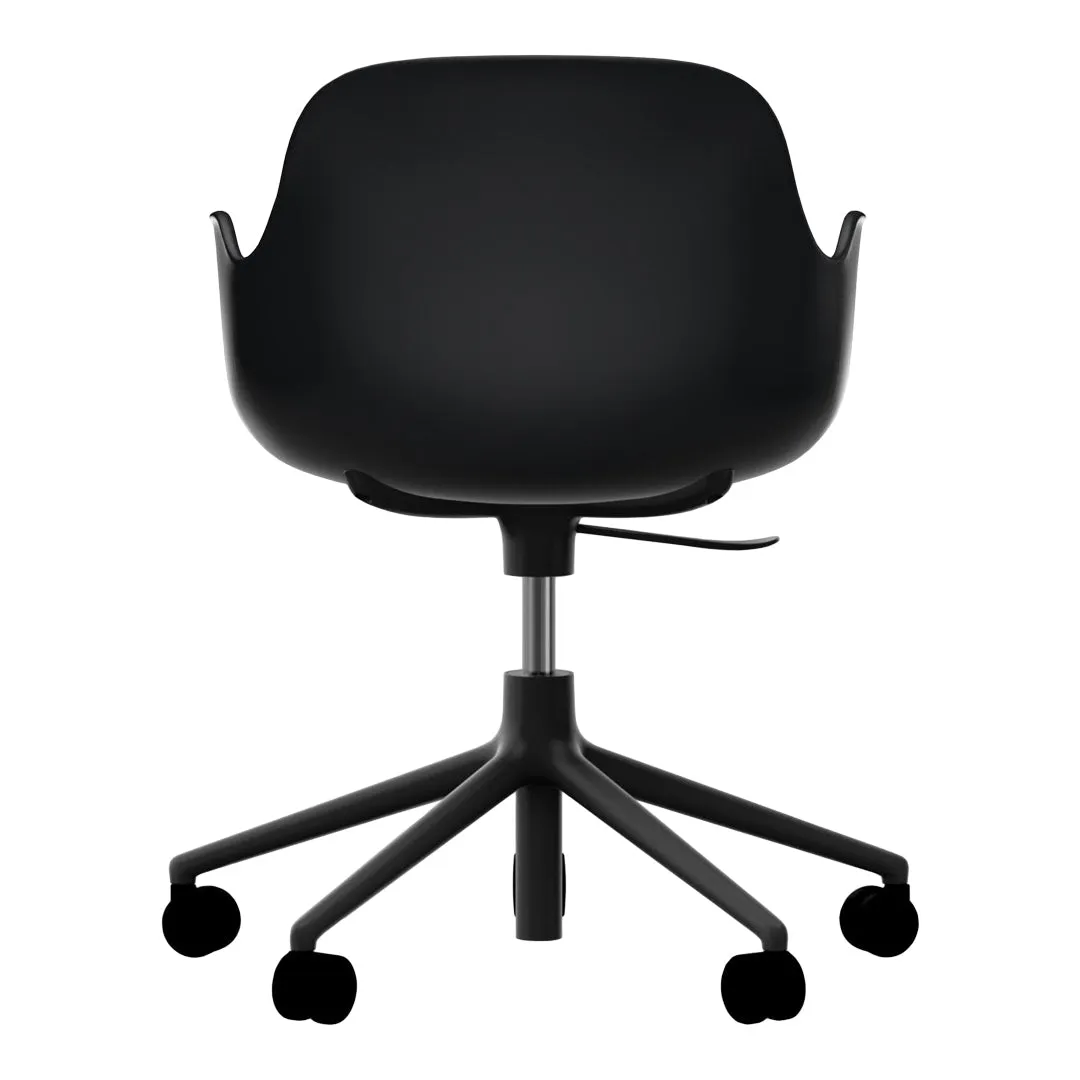 Form Armchair - 5W Swivel Base w/ Gaslift