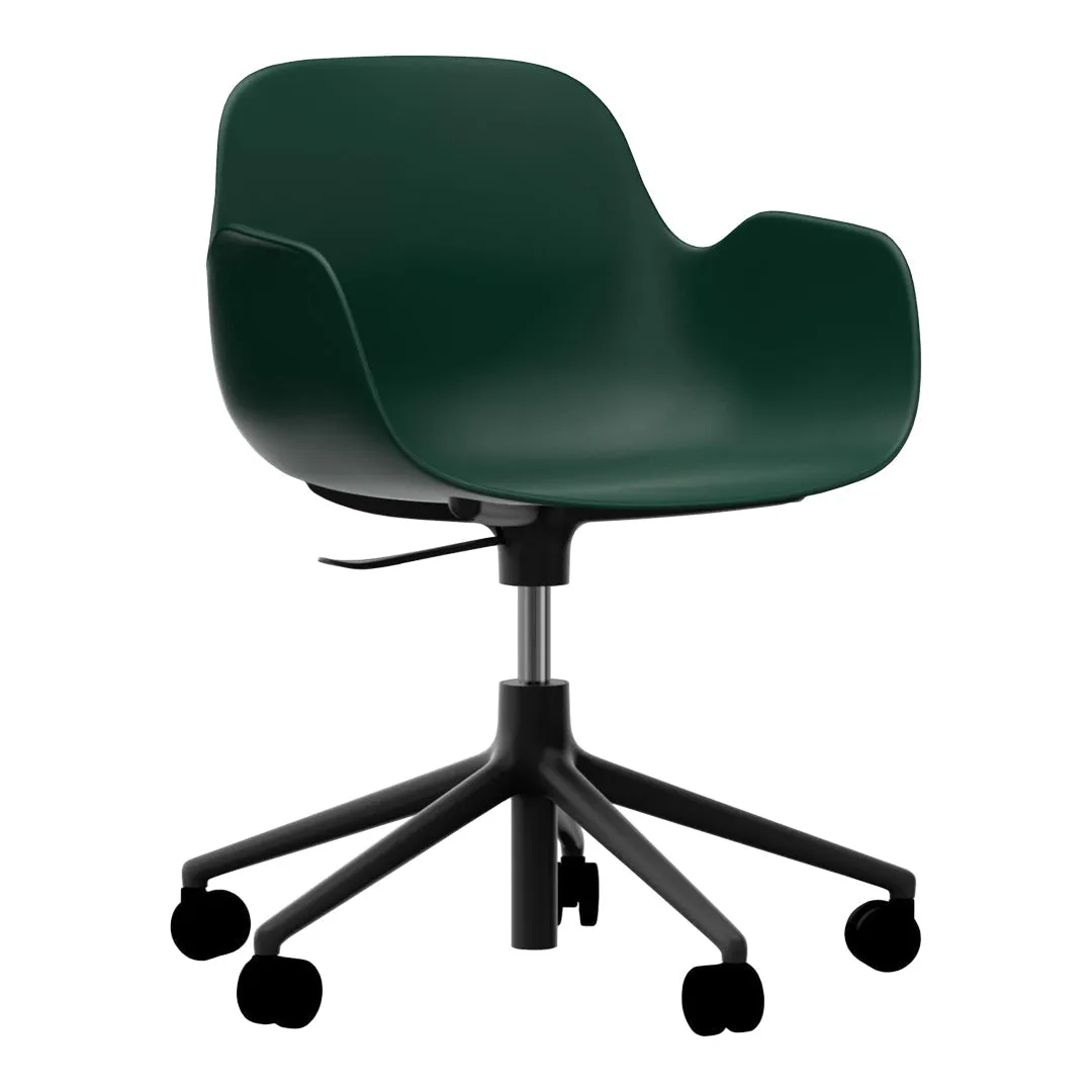 Form Armchair - 5W Swivel Base w/ Gaslift