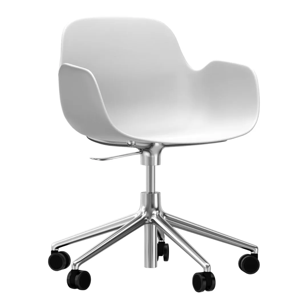 Form Armchair - 5W Swivel Base w/ Gaslift