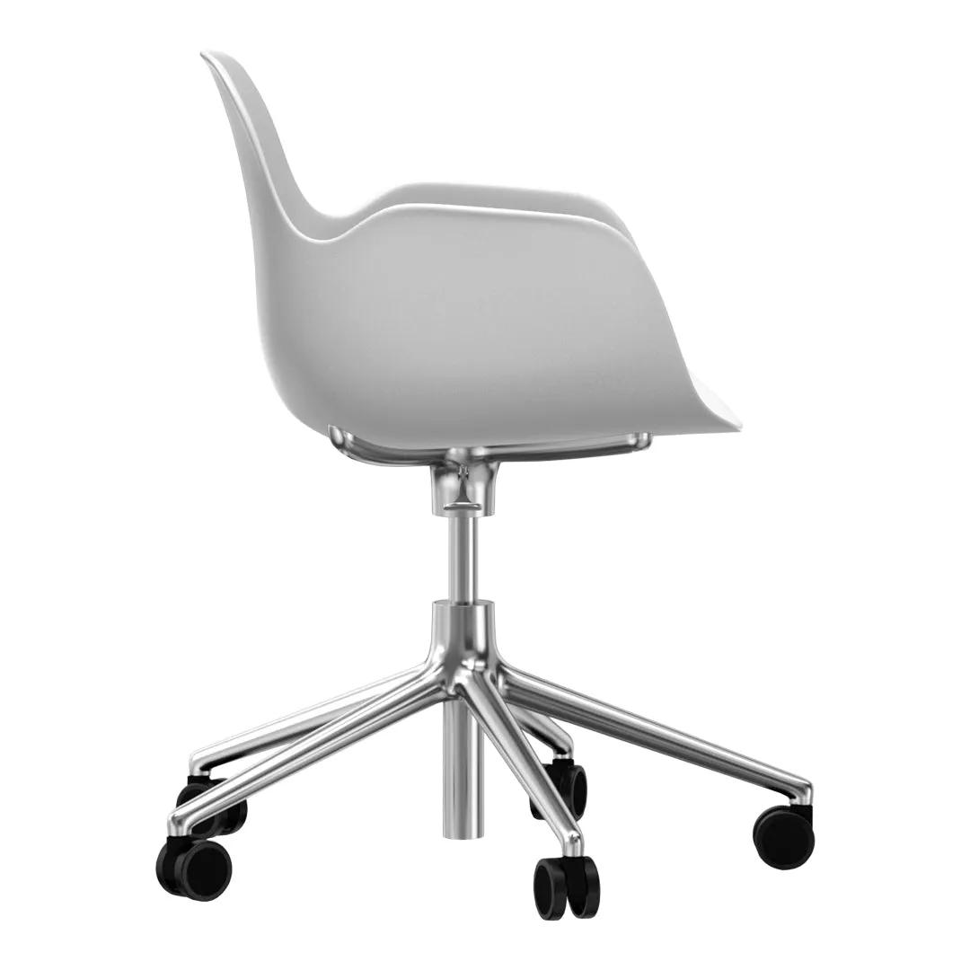 Form Armchair - 5W Swivel Base w/ Gaslift