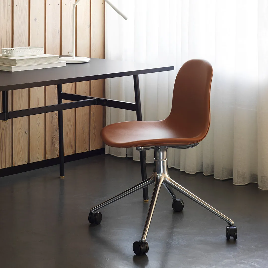 Form Chair - 4W Swivel Base - Upholstered