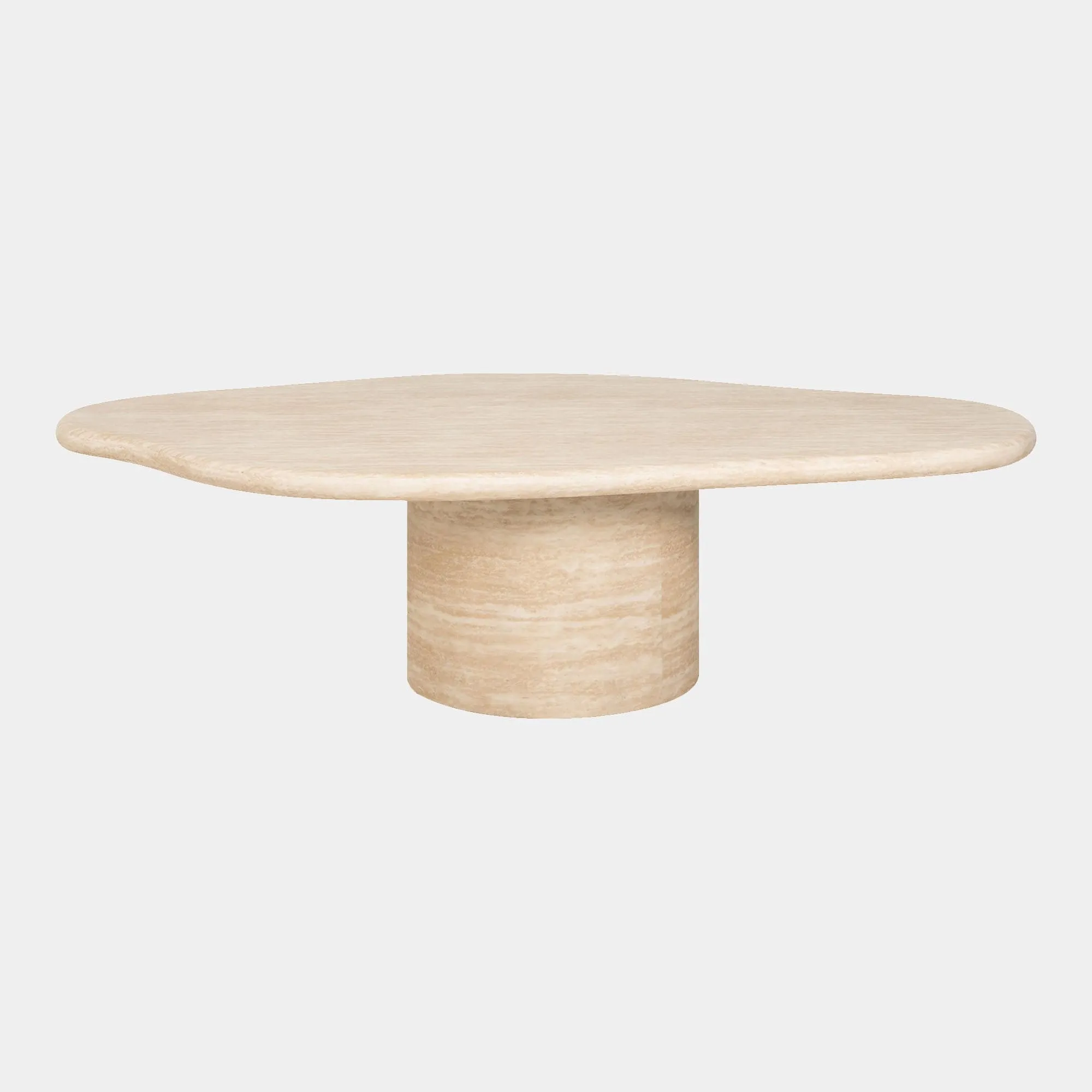 Franklin - 130cm Coffee Table In Faux Travertine