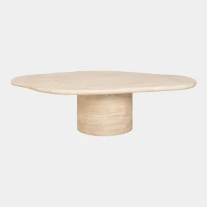 Franklin - 130cm Coffee Table In Faux Travertine