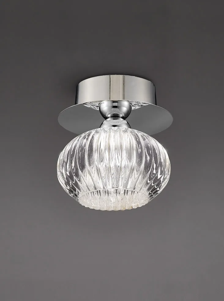 Franklite CF5749 Tizzy Flush Light Ceiling