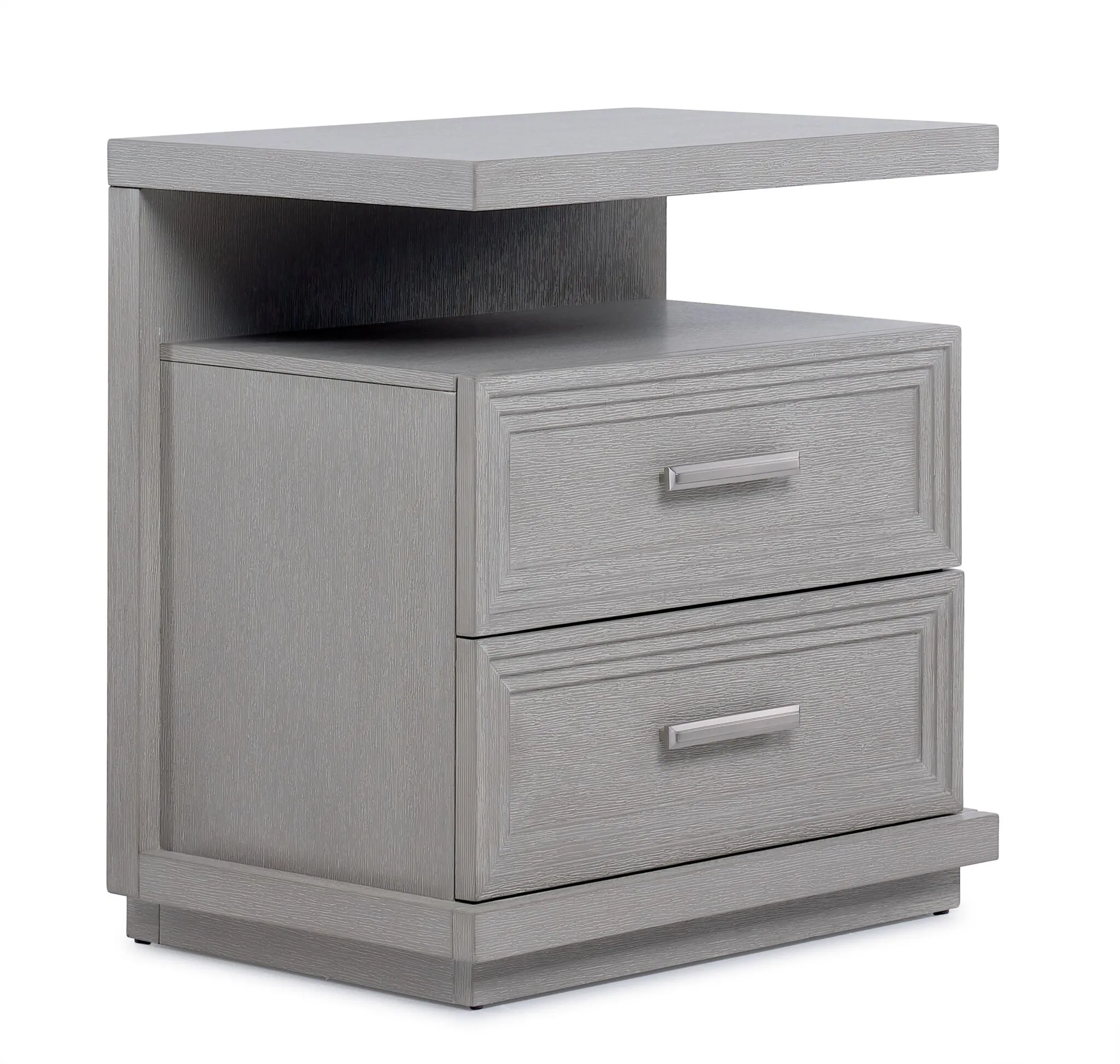 Fresh Perspective Cascade 6-Piece Queen Storage Bench Bedroom Package - Dovetail Grey