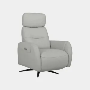 Freyja - Push Back Accent Chair In Leather