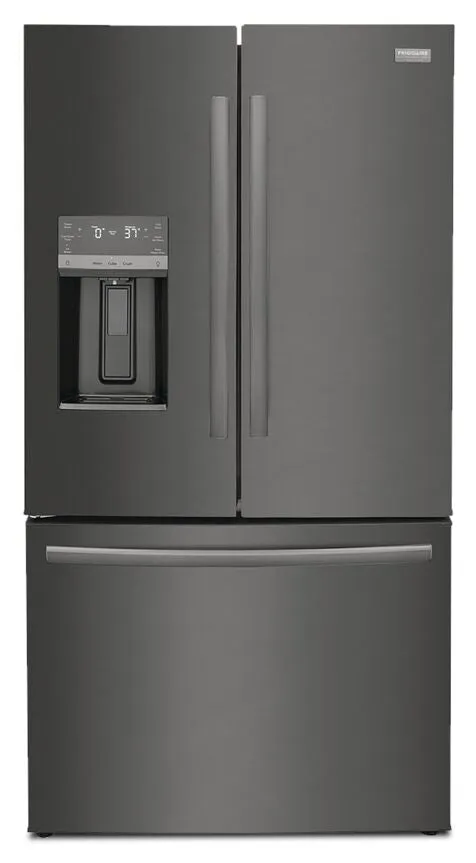 Frigidaire Gallery Black Stainless Steel 36" Counter-Depth French Door Refrigerator (22.6 Cu. Ft.) - GRFC2353AD