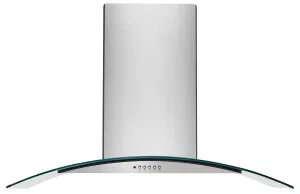 Frigidaire Stainless Steel and Glass 30" 400 CFM Canopy Wall-Mount Range Hood - FHWC3060LS