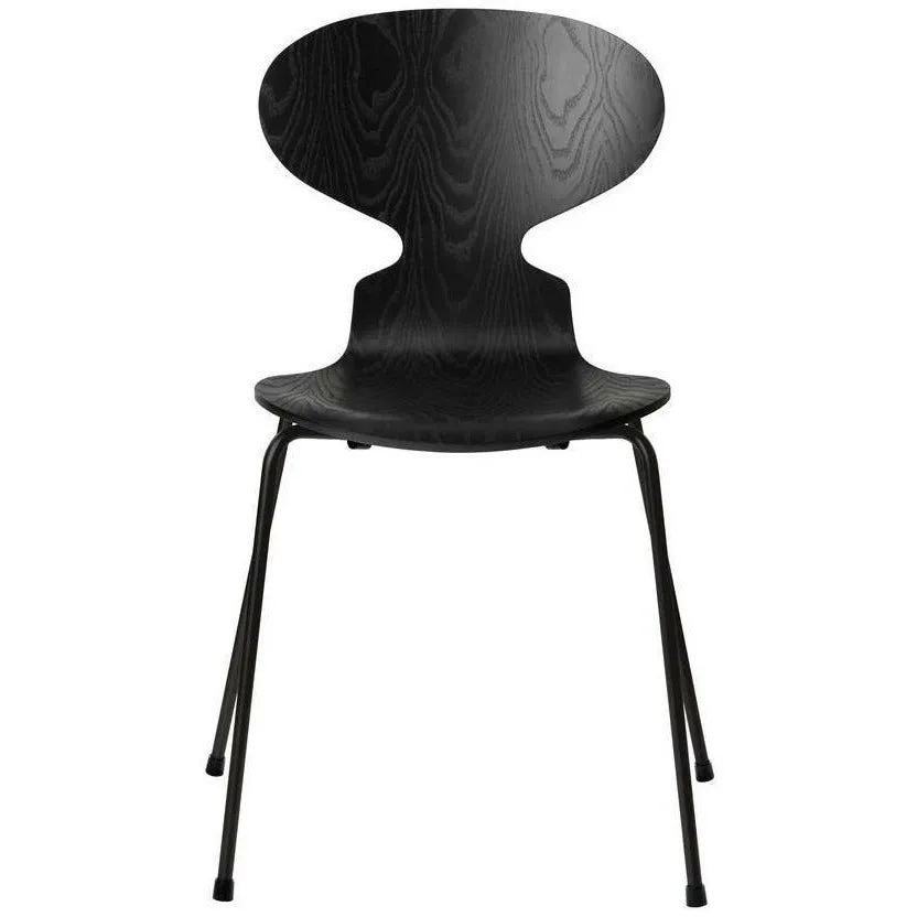 Fritz Hansen Ant™ Chair Dyed Ash Black Shell, Black Base