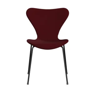 Fritz Hansen Series 7™ Chair Full Upholstery, Black/Christianshavn Red Uni