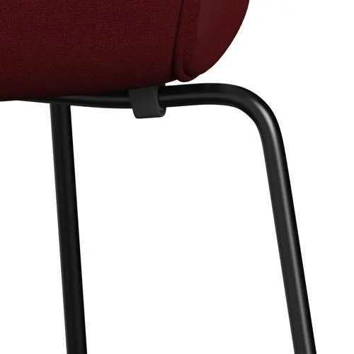 Fritz Hansen Series 7™ Chair Full Upholstery, Black/Christianshavn Red Uni