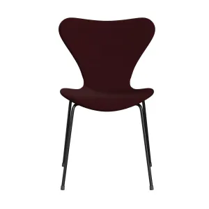 Fritz Hansen Series 7™ Chair Full Upholstery, Black/Christianshavn Red