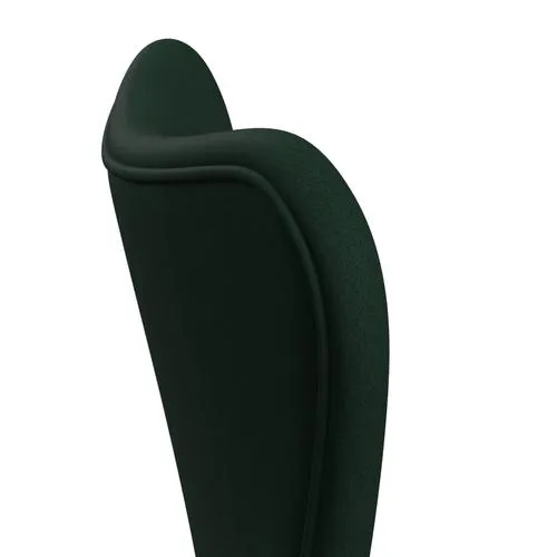 Fritz Hansen Series 7™ Chair Full Upholstery, Black/Comfort Dark Green