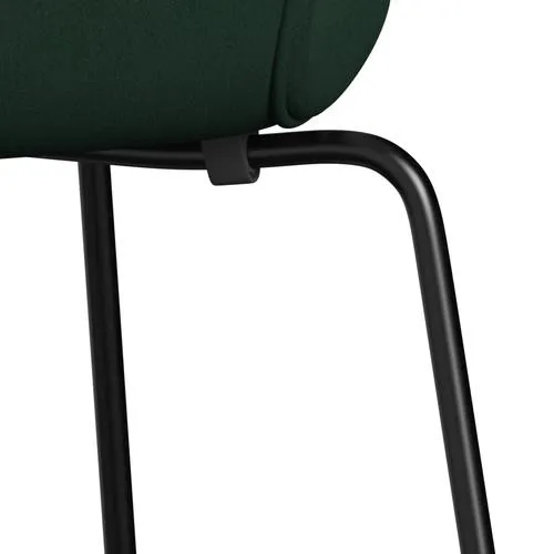 Fritz Hansen Series 7™ Chair Full Upholstery, Black/Comfort Dark Green