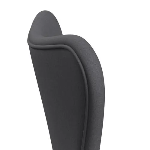 Fritz Hansen Series 7™ Chair Full Upholstery, Black/Comfort Grey (C01012)