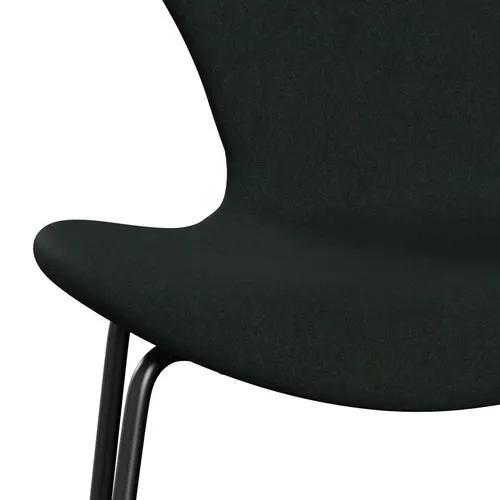 Fritz Hansen Series 7™ Chair Full Upholstery, Black/Divina Charcoal