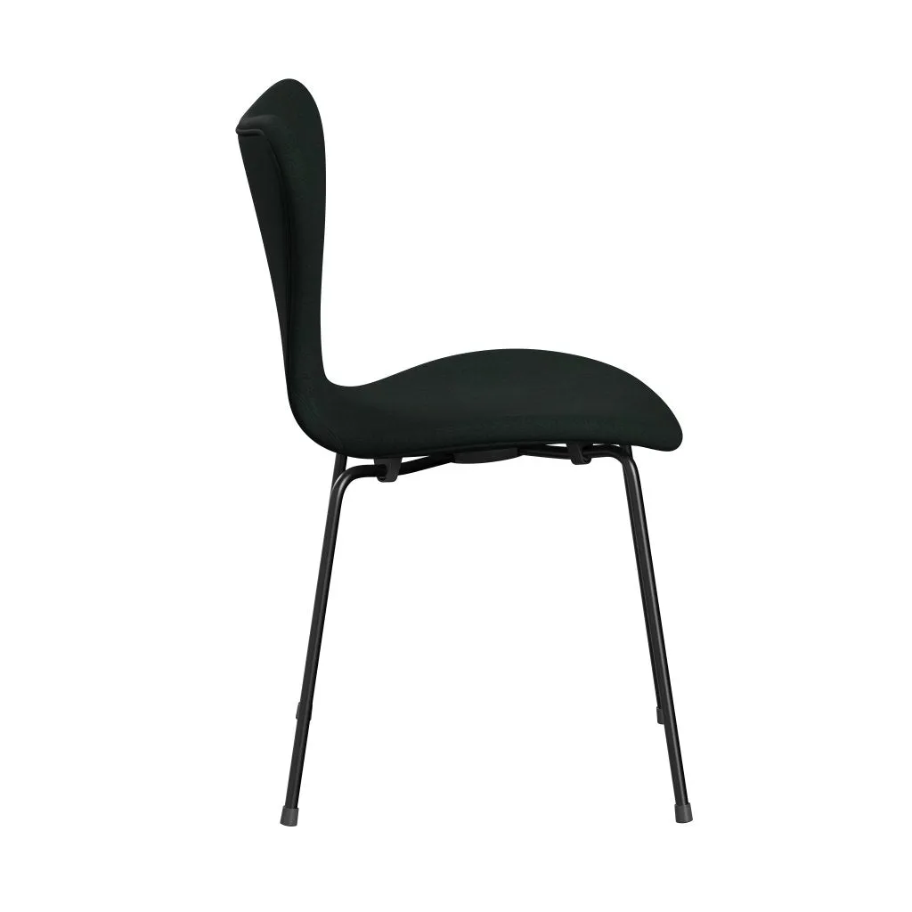 Fritz Hansen Series 7™ Chair Full Upholstery, Black/Divina Charcoal