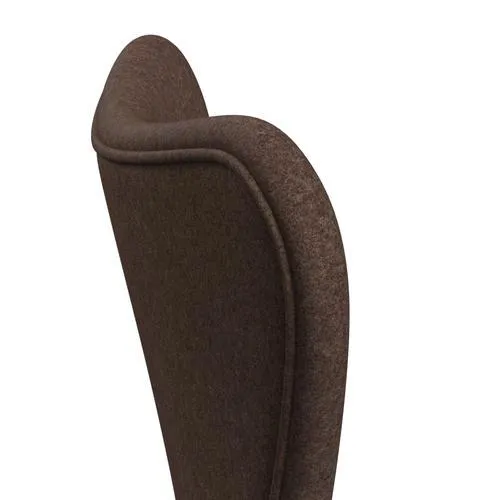 Fritz Hansen Series 7™ Chair Full Upholstery, Black/Divina Md Hazelnut