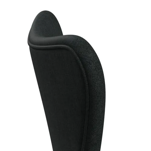 Fritz Hansen Series 7™ Chair Full Upholstery, Black/Remix Dark Blue Grey