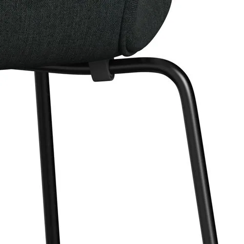 Fritz Hansen Series 7™ Chair Full Upholstery, Black/Remix Dark Blue Grey