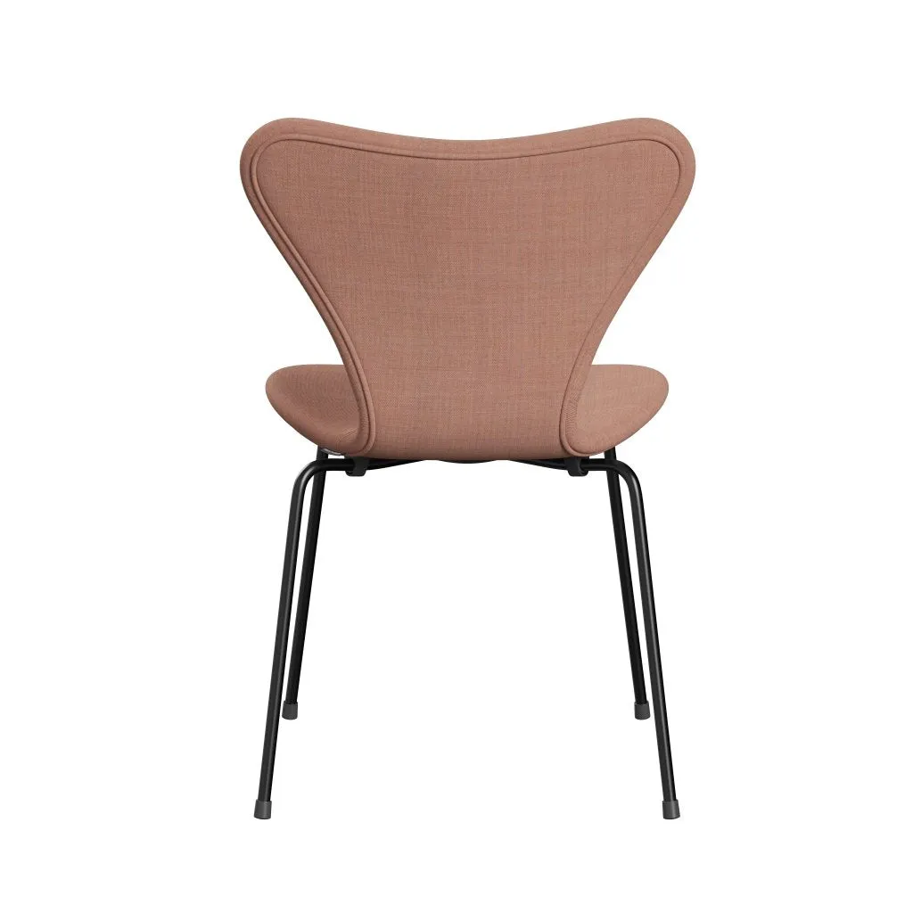 Fritz Hansen Series 7™ Chair Full Upholstery, Black/Remix Pink Light/Pink