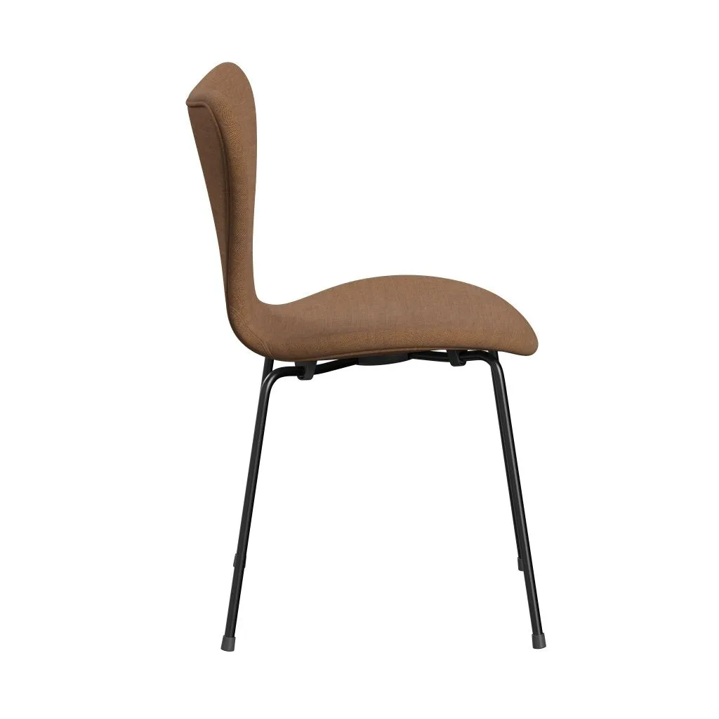 Fritz Hansen Series 7™ Chair Full Upholstery, Black/Remix Rust